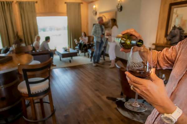 Tasting Room - Pouring Wine