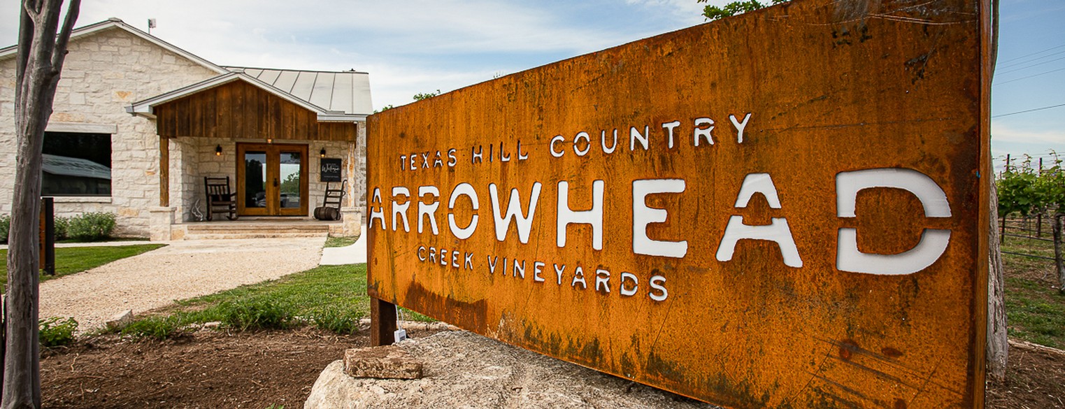 Arrowhead Creek Vineyards Entrance Sign